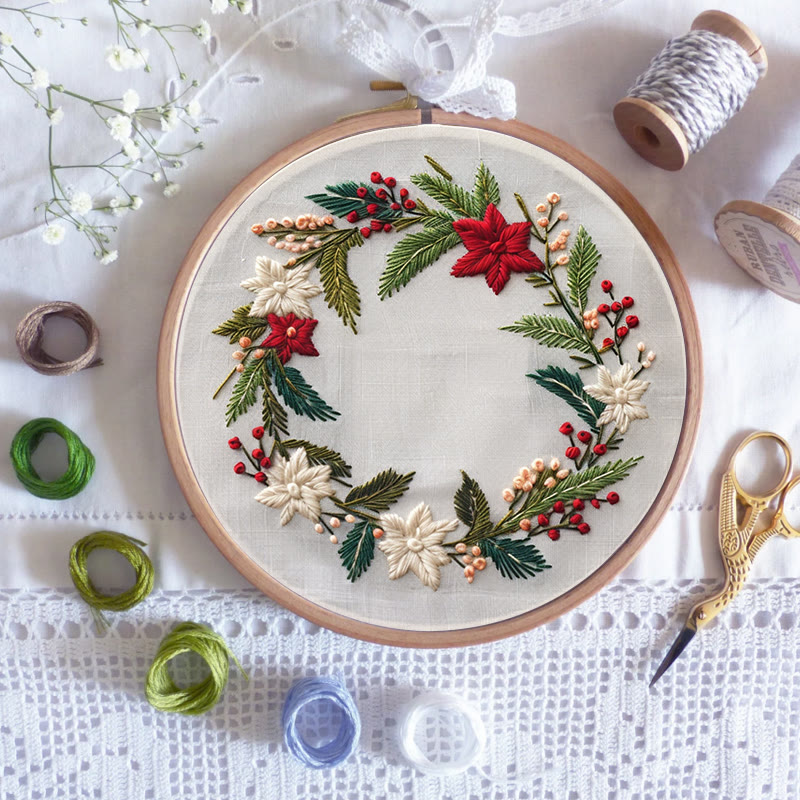 Rubbyoo Embroidery Kit-  Christmas Garland - image 8