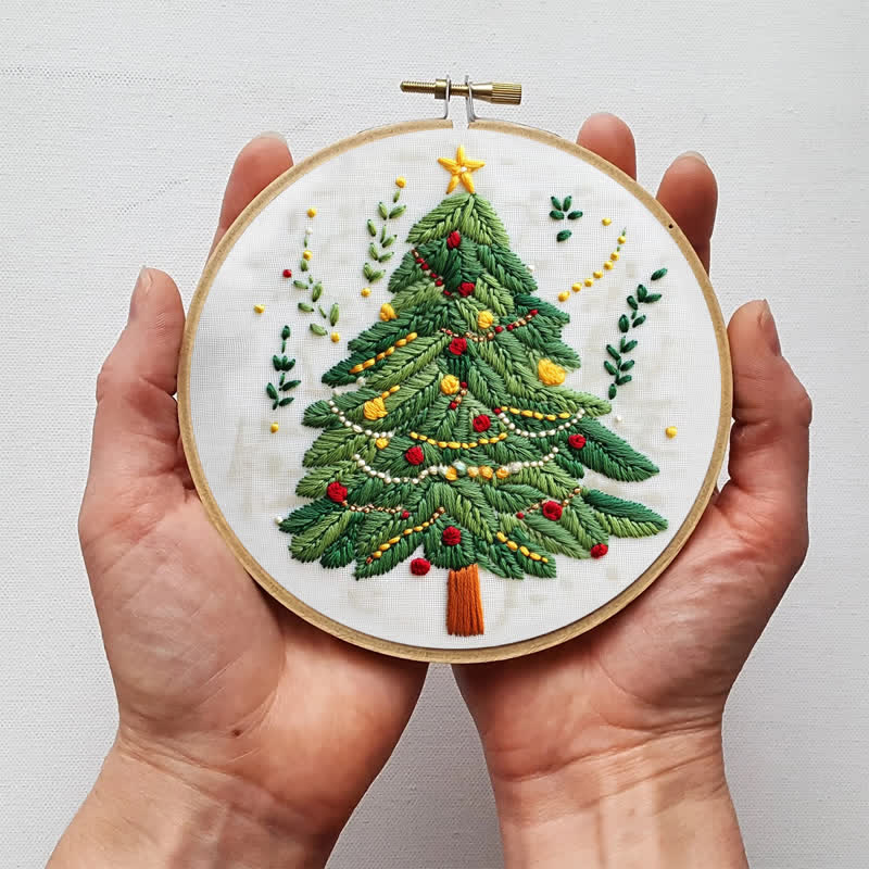 Rubbyoo Embroidery Kit - Cute Christmas Tree - image 4