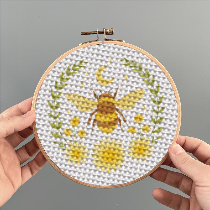  Cross Stitch Kit - Celestial Bee | Perfect Gifts For Crafter|  Diy Home Decor - image 5