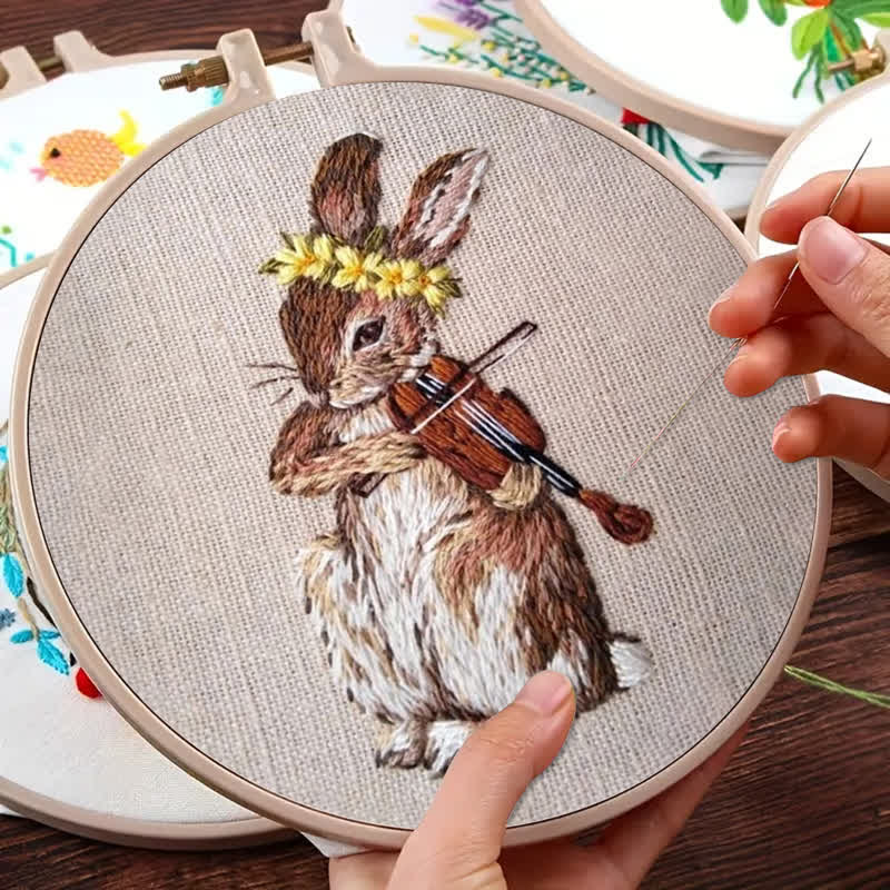 Rubbyoo Embroidery Kit - Rabbit Playing Violin - image 9