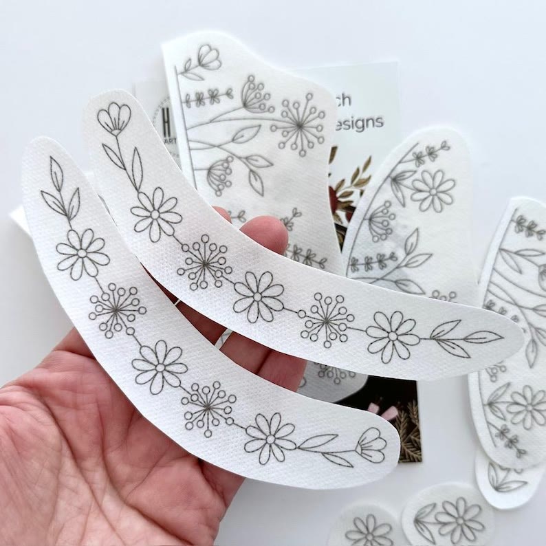  Floral Stick And Stitch Patterns | Perfect For Decorating Cloths | Beginner Embroidery Stitch - image 3