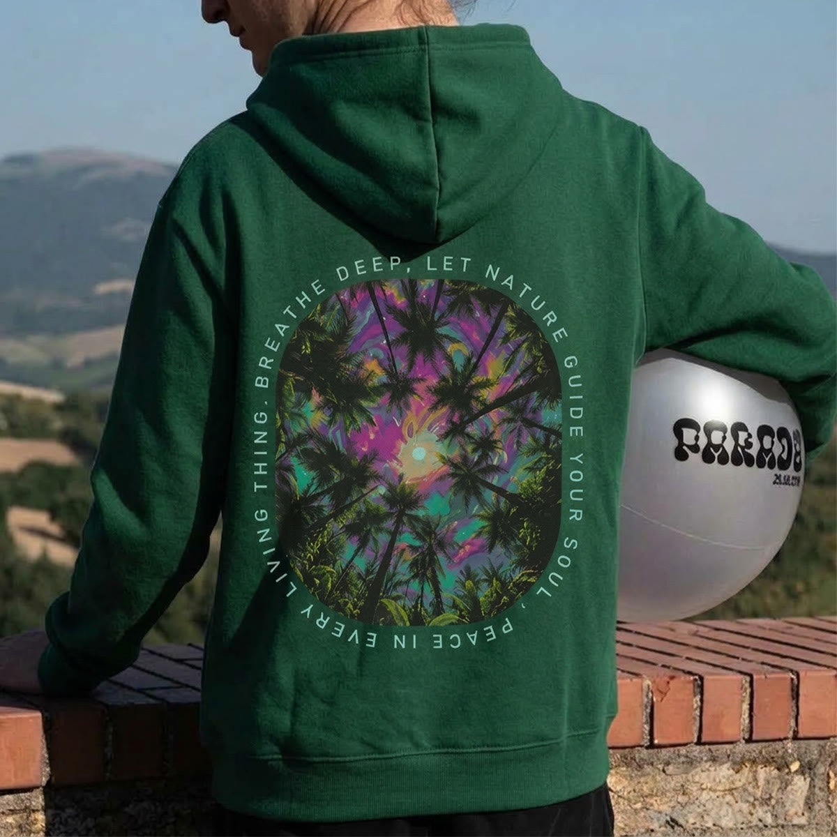 Rubbyoo Let Nature Guide Your Soul Unisex Hoodie  - image 3