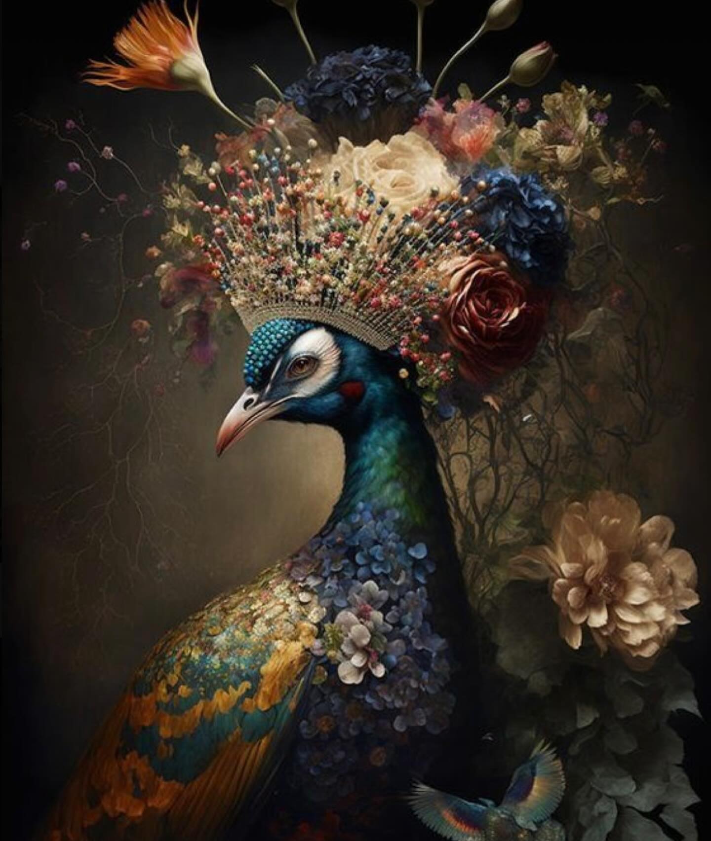 Persian Peacock - Wooden Jigsaw Puzzle