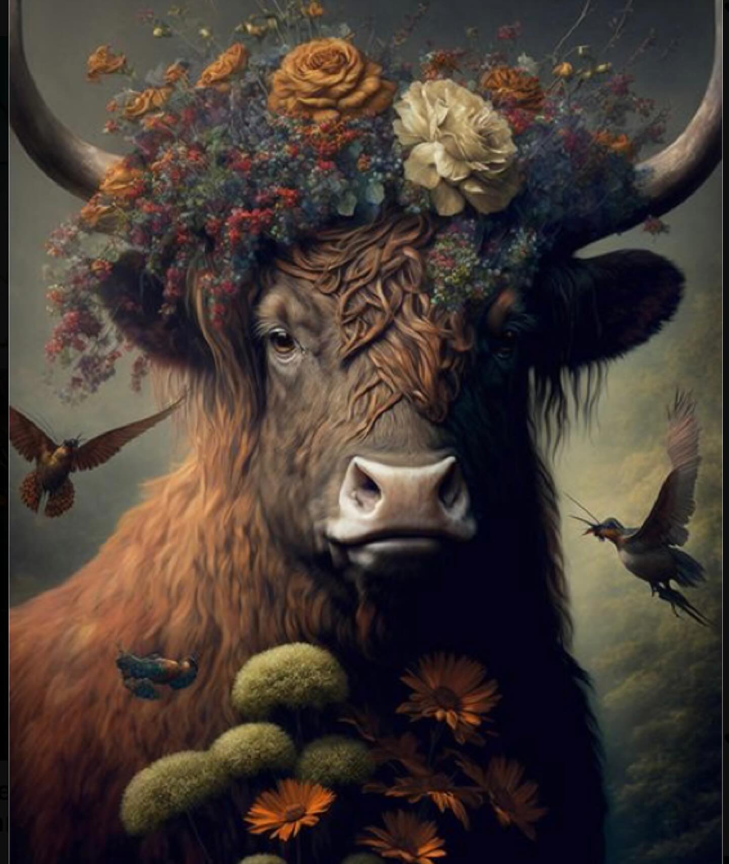 Huge Bull Cow- Wooden Jigsaw Puzzle