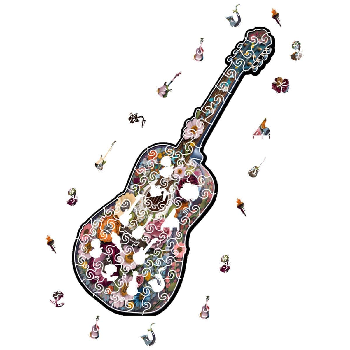 Guitar - Wooden Jigsaw Puzzle