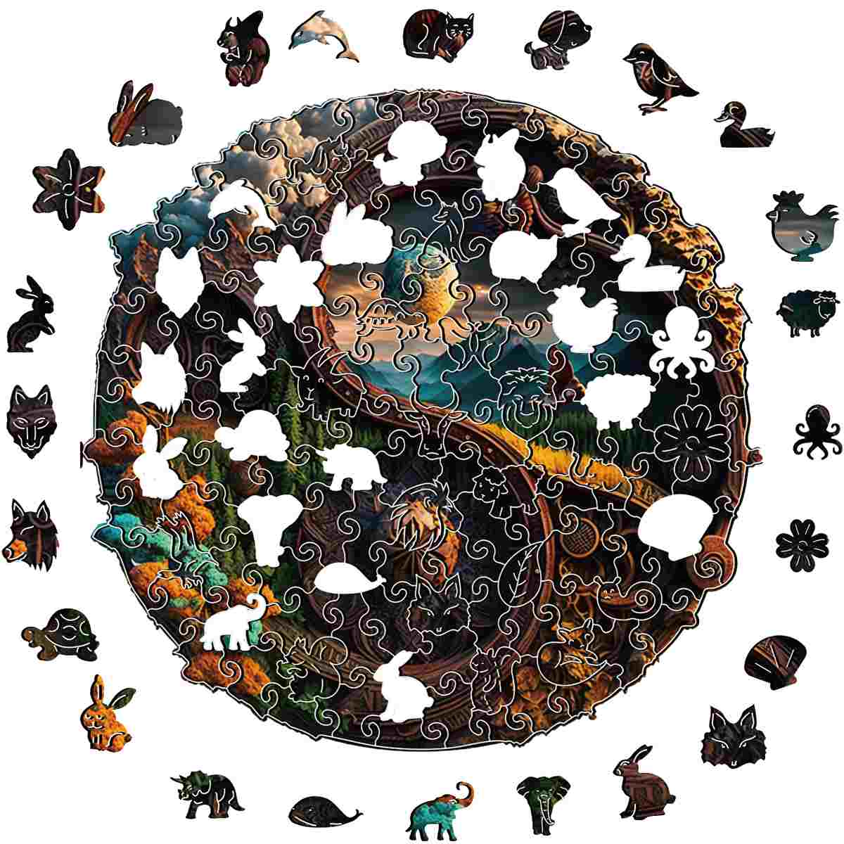 Heaven Yin Yang - Jigsaw Puzzle