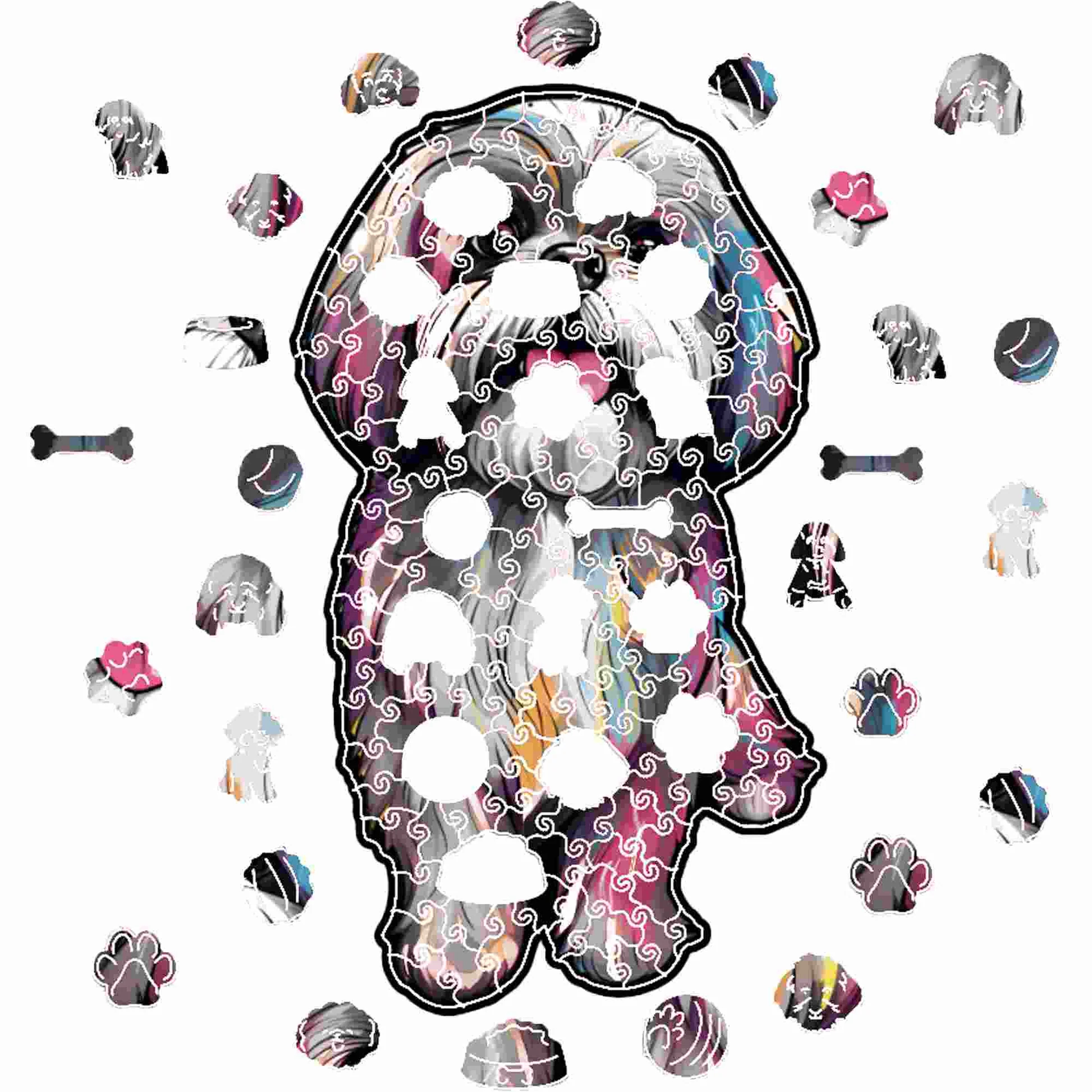 Shih Tzu Dog - Wooden Jigsaw Puzzle