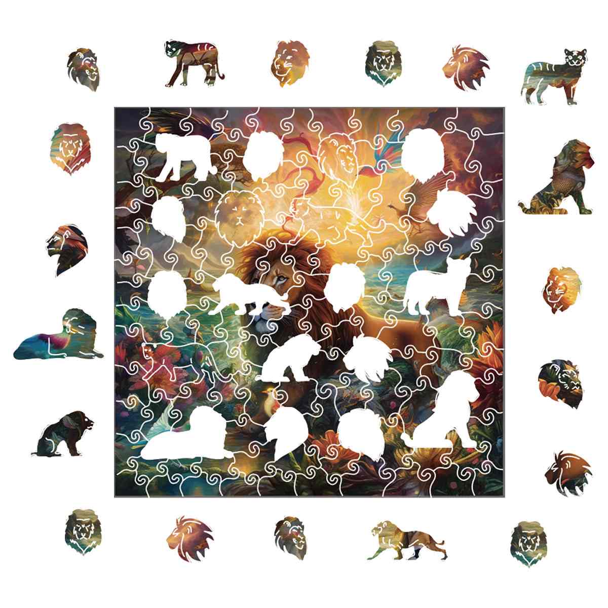 Wild Life - Wooden Jigsaw Puzzle