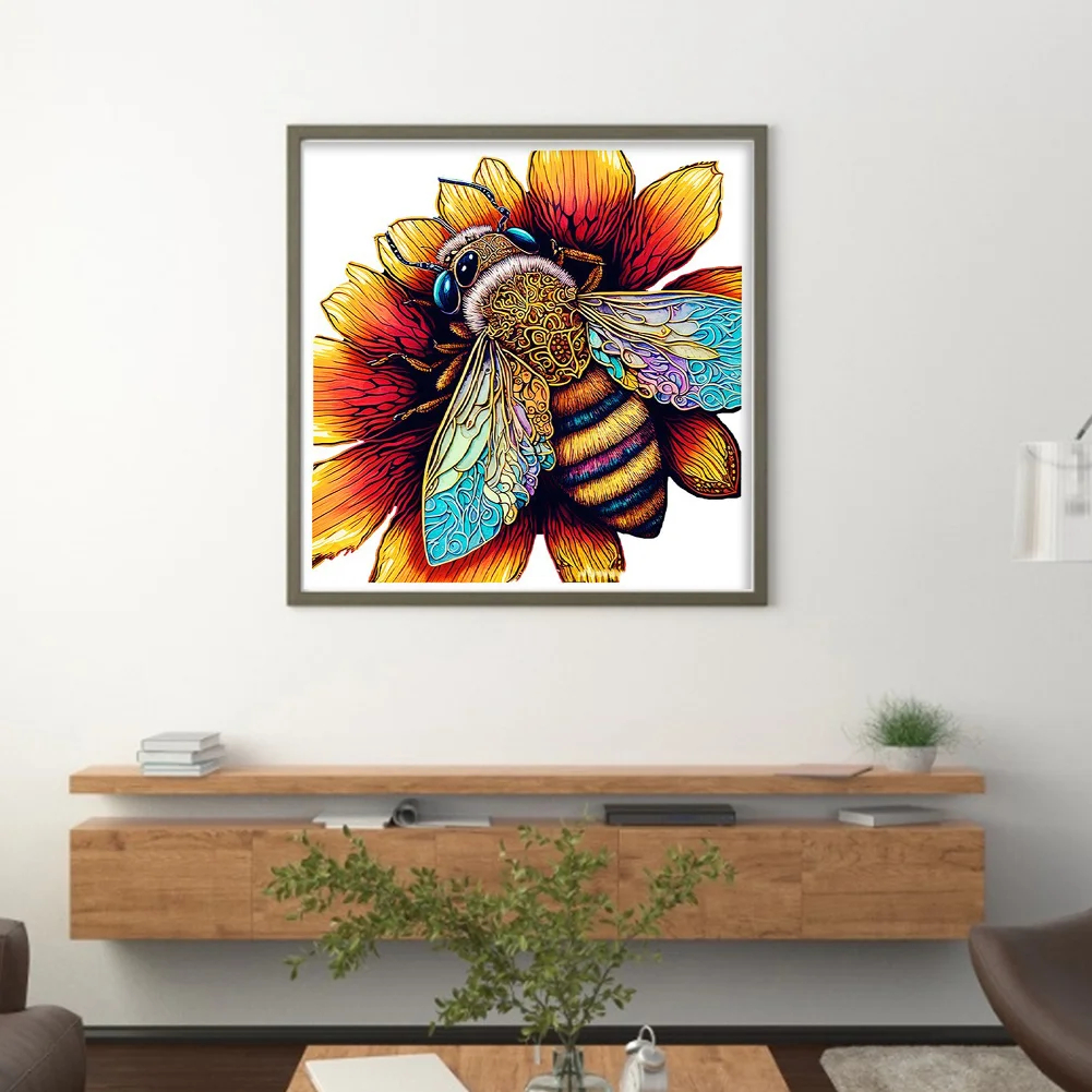 Colourful Bee - Wooden Jigsaw Puzzle