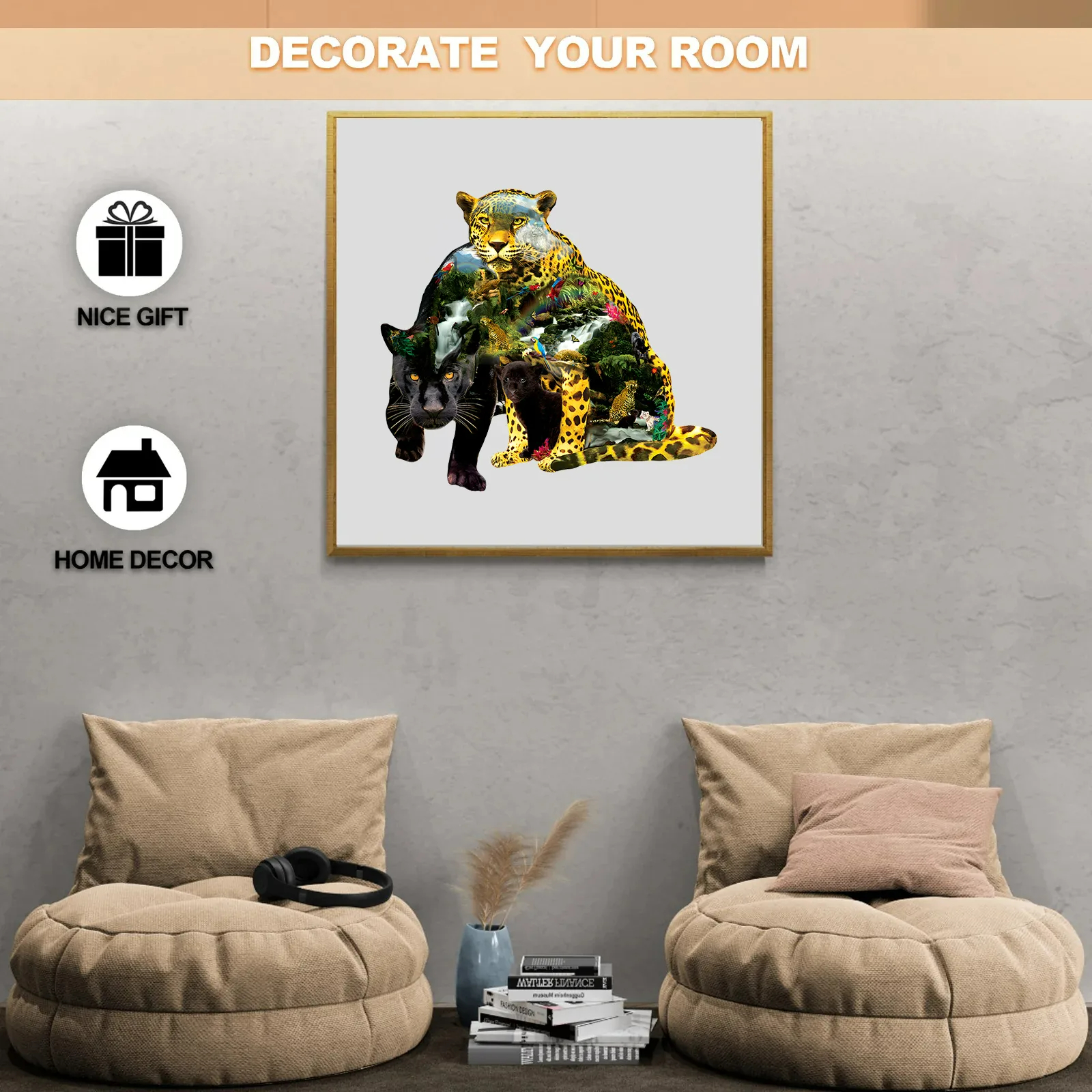 Leopard Homeland - Wooden Jigsaw Puzzles