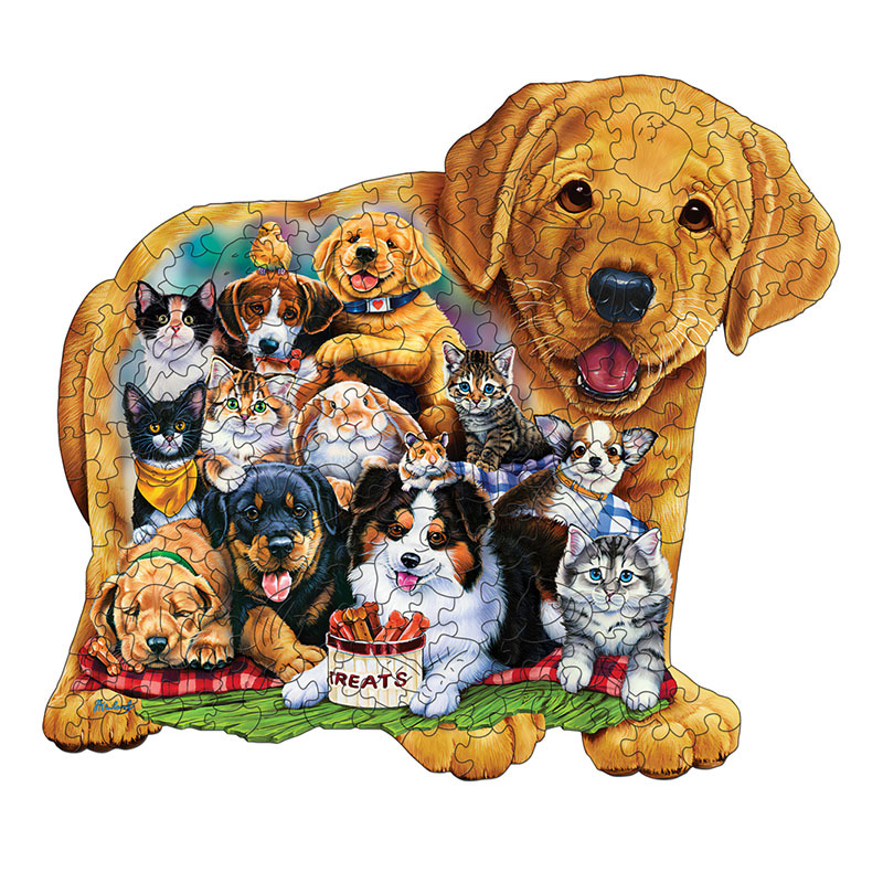 Puppy Pals - Wooden Jigsaw Puzzles
