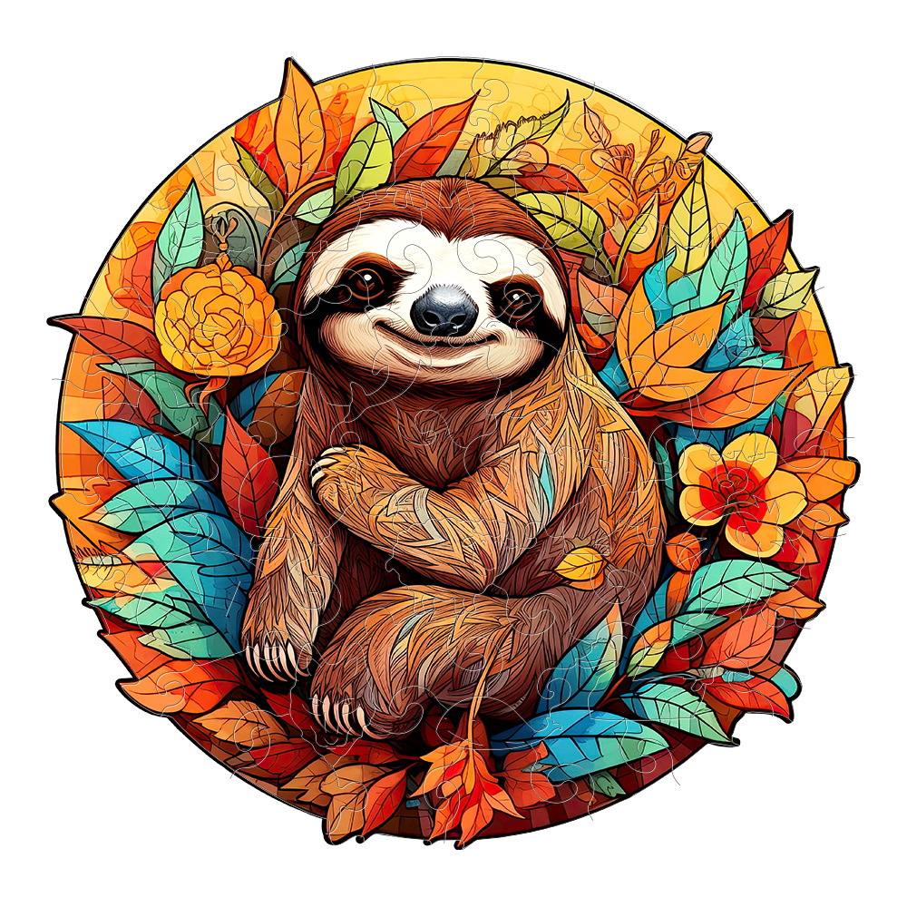 [Copy]Sloth - Wooden Jigsaw Puzzle