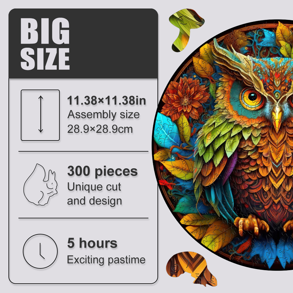 Mandala Owl - Jigsaw Puzzle