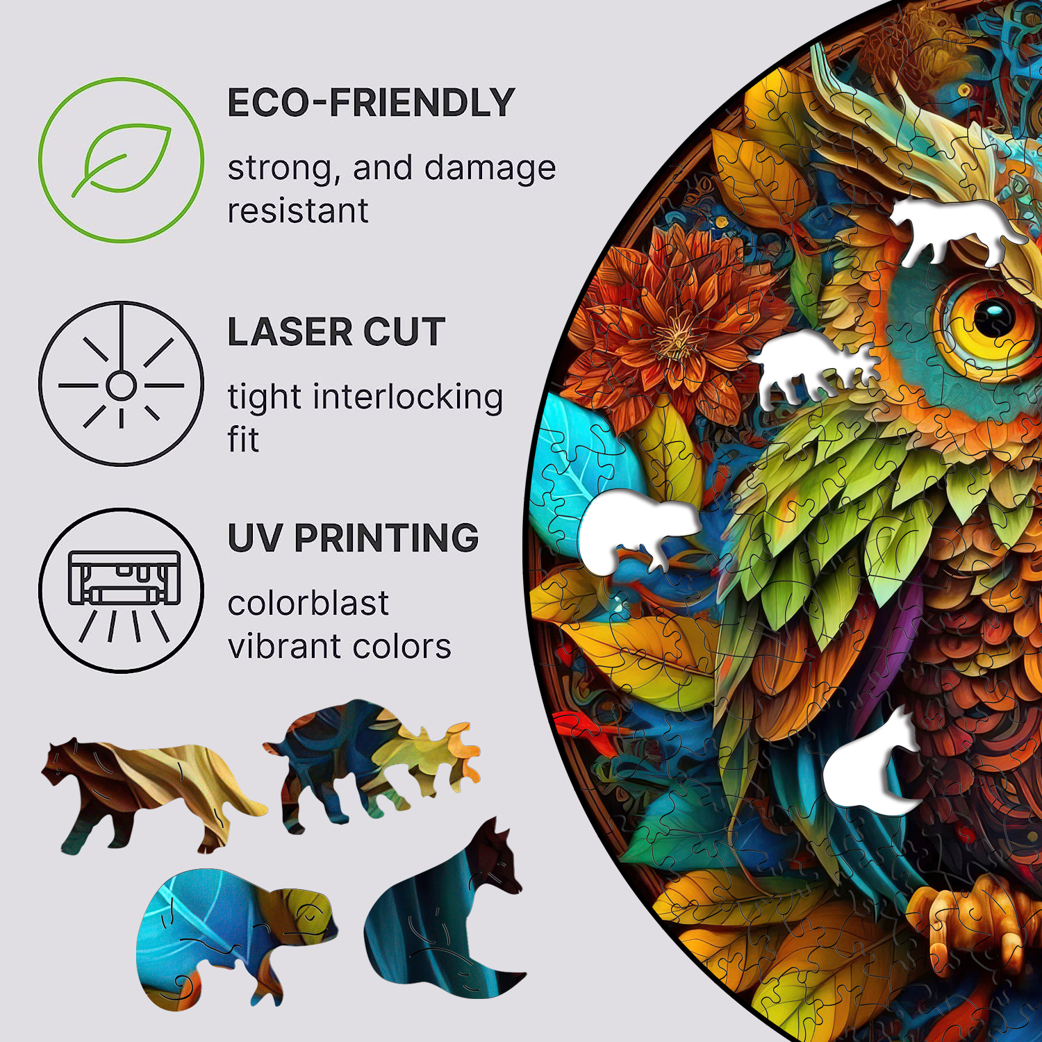 Mandala Owl - Jigsaw Puzzle