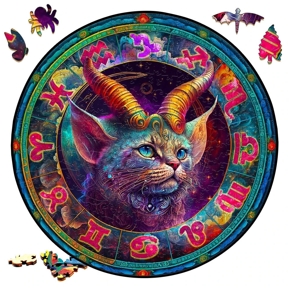 Twelve Constellations | Capricorn - Wooden Jigsaw Puzzle