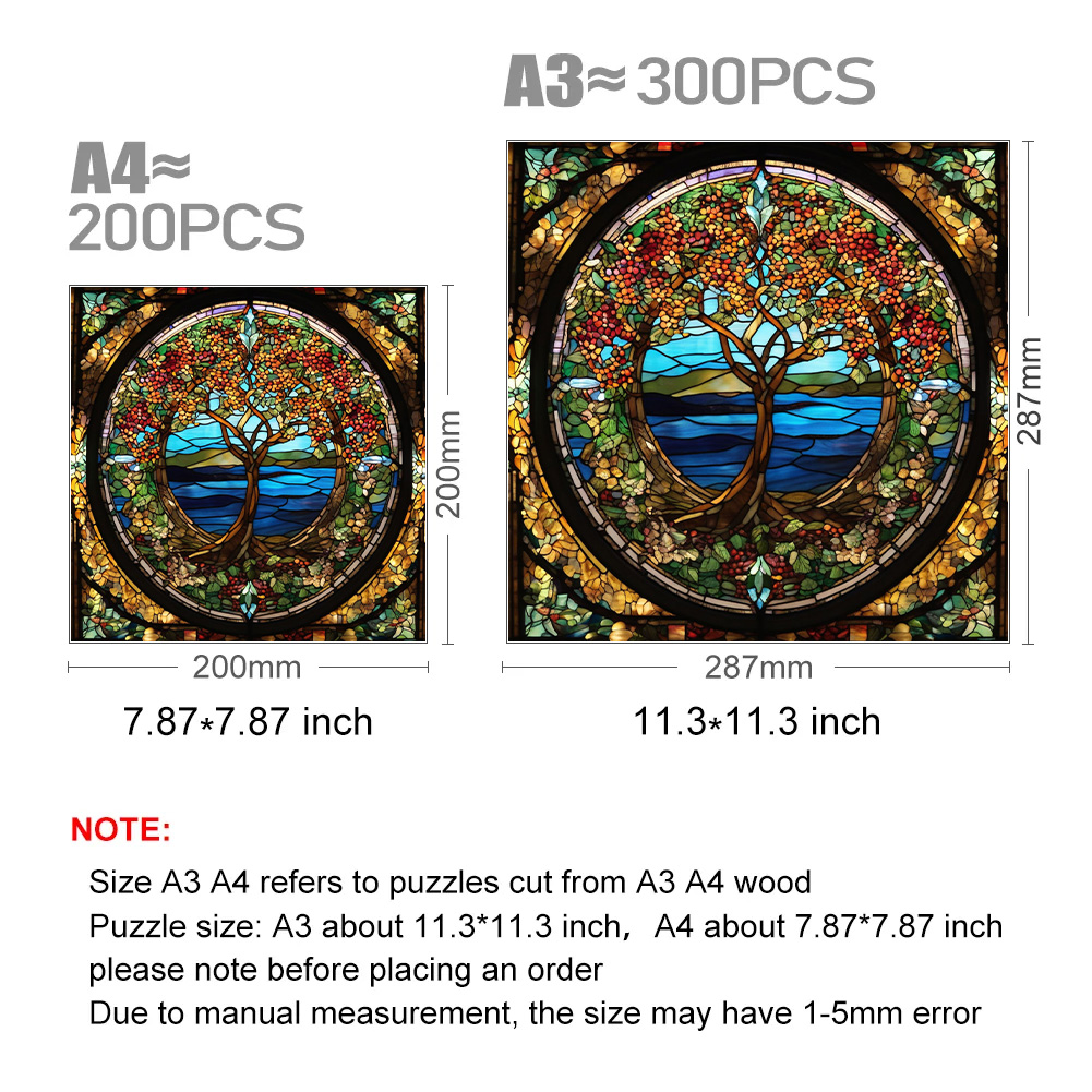 Dried Tree - Wooden Jigsaw Puzzle