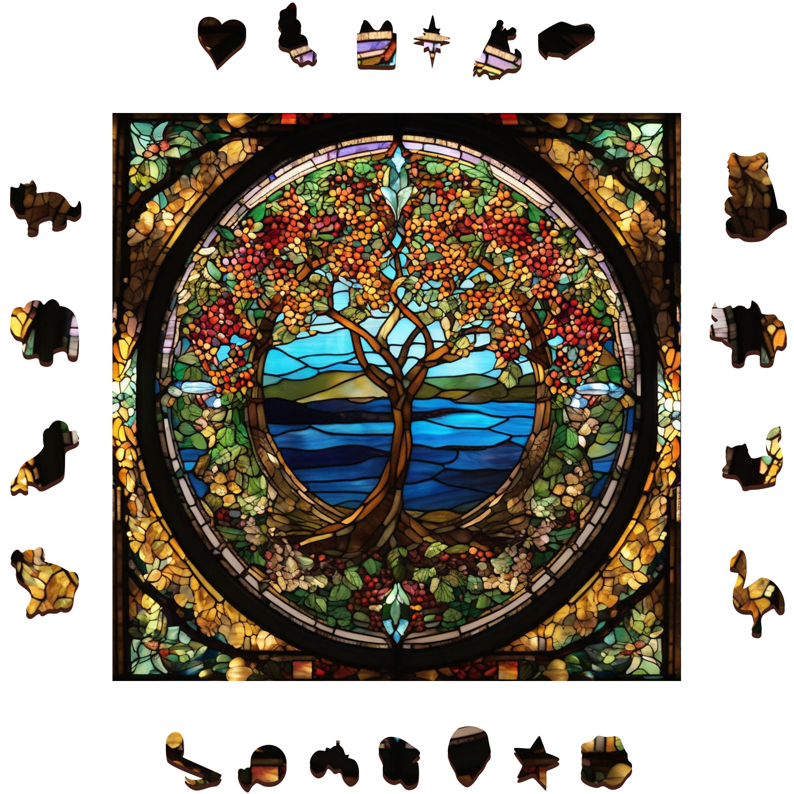 Dried Tree - Wooden Jigsaw Puzzle