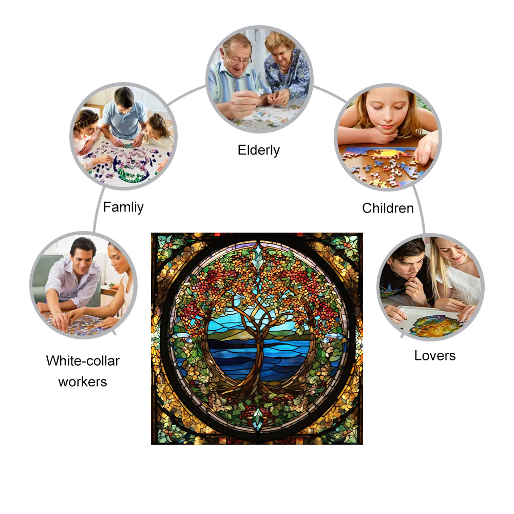 Dried Tree - Wooden Jigsaw Puzzle