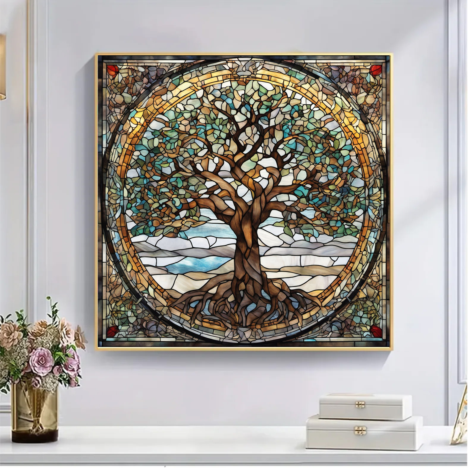 Tree of Life Mandala - Wooden Jigsaw Puzzle
