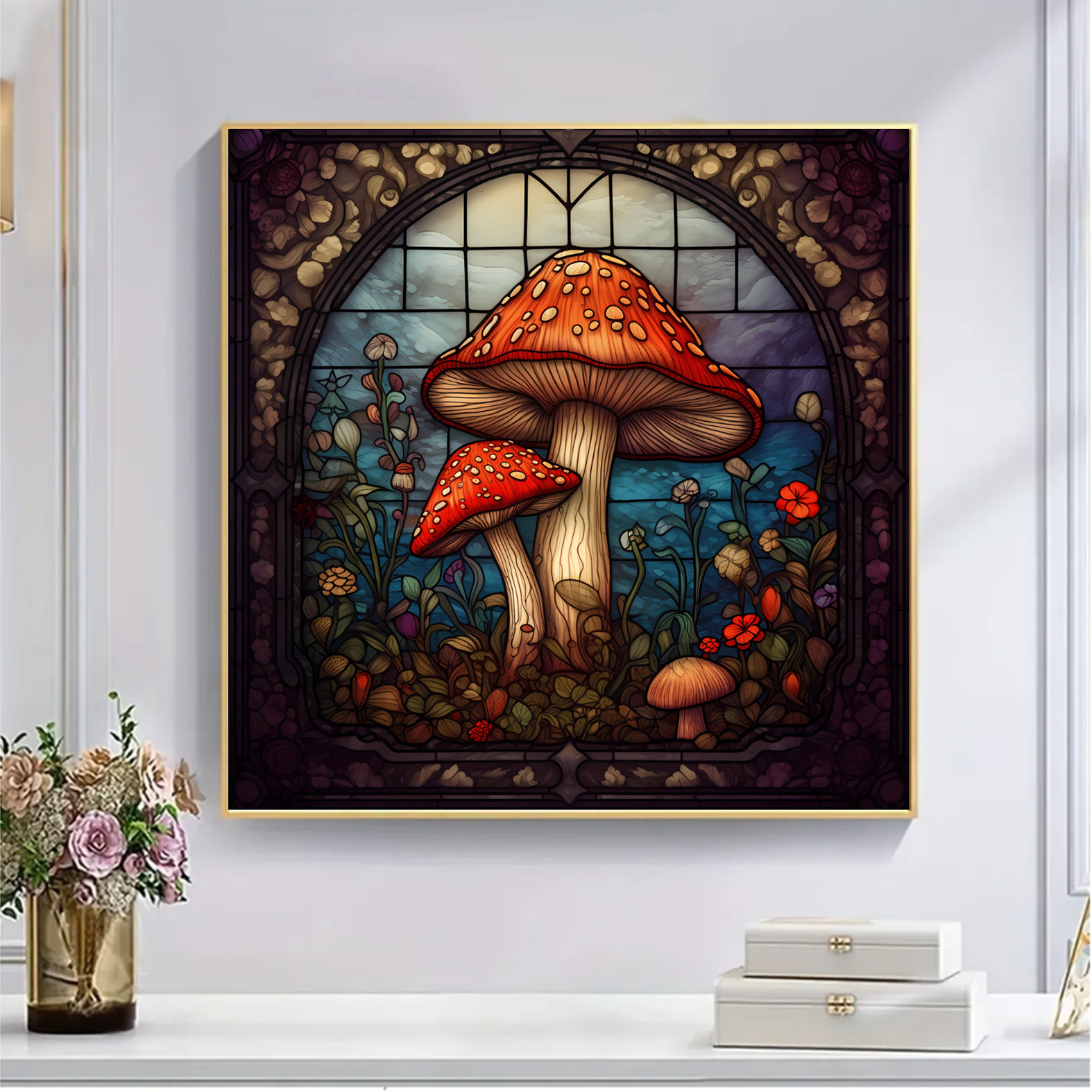 Toadstools Mushrooms - Wooden Jigsaw Puzzle