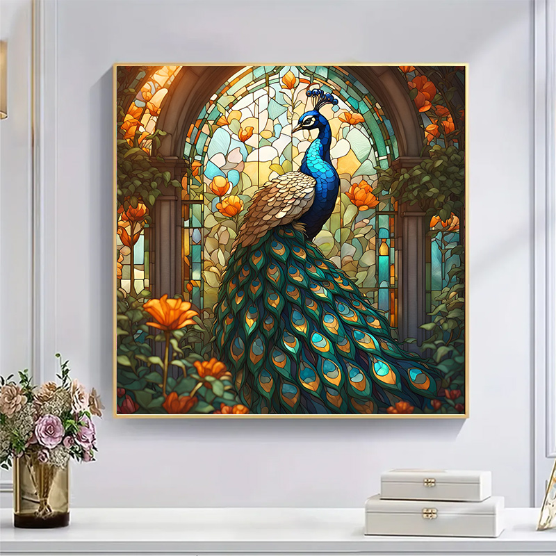 Noble Peacock - Wooden Jigsaw Puzzle