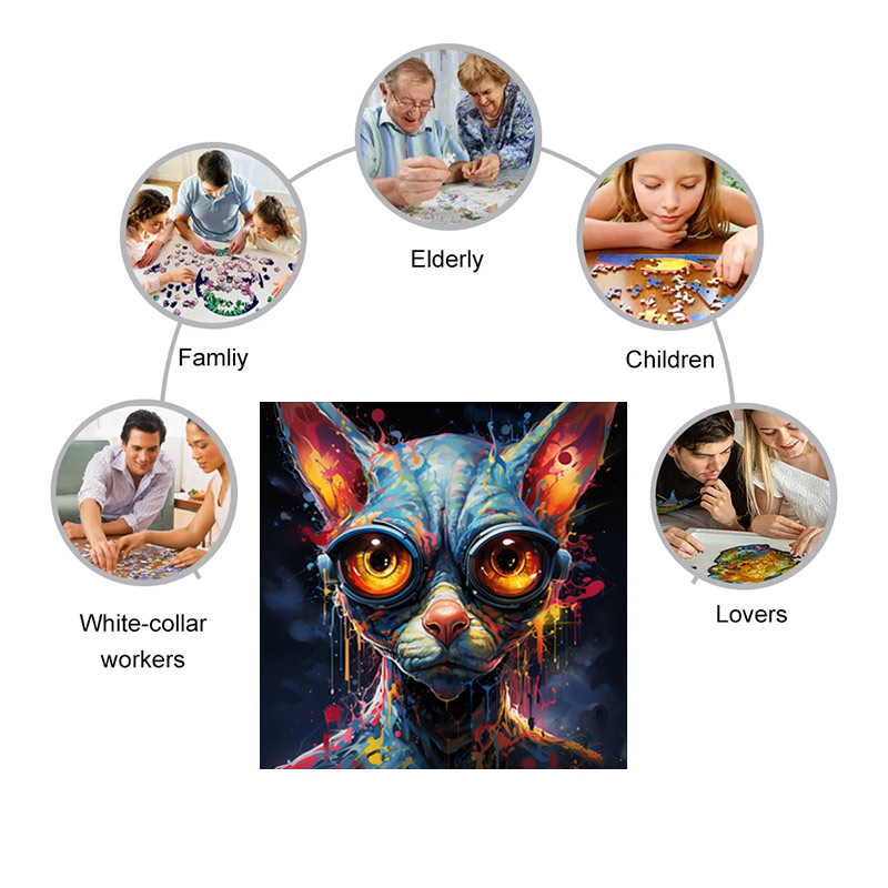 Sphynx Cat - Wooden Jigsaw Puzzle