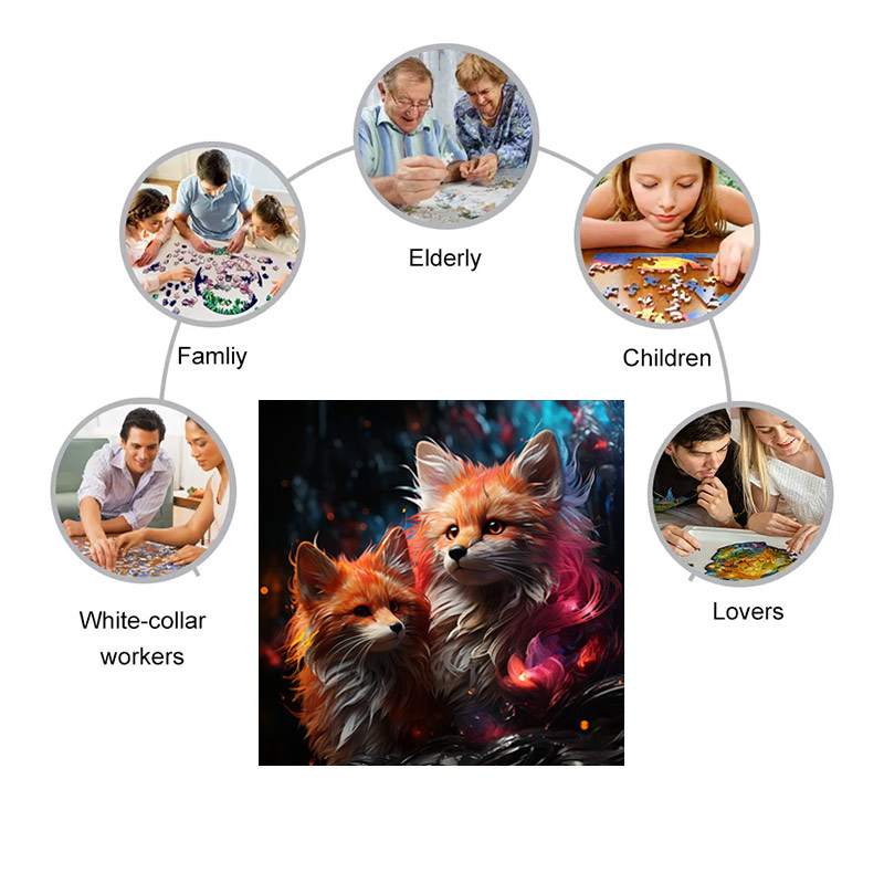 Fox In The Forest - Wooden Jigsaw Puzzle