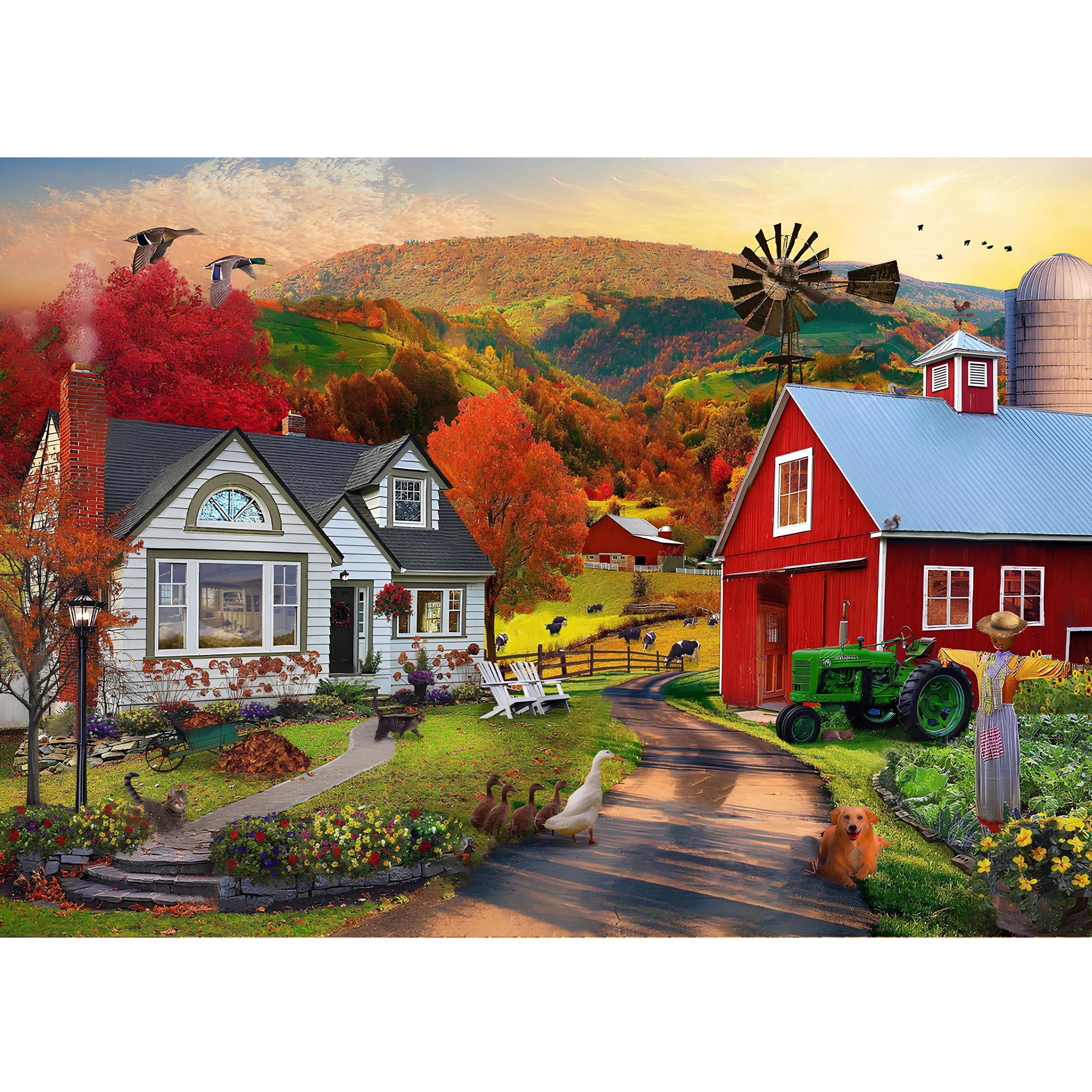 Rubbyoo Country Farm - Wooden Jigsaw Puzzle