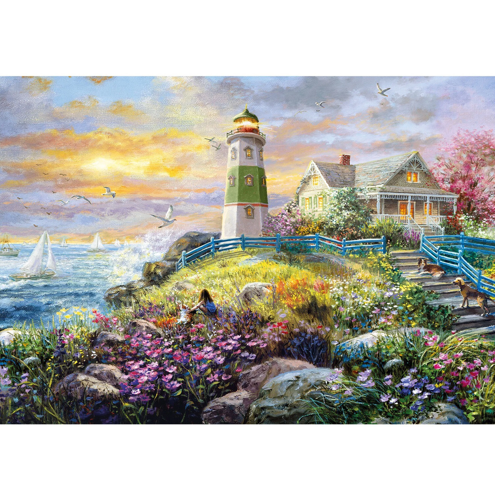 Rubbyoo Watching The Sunset - Wooden Jigsaw Puzzle