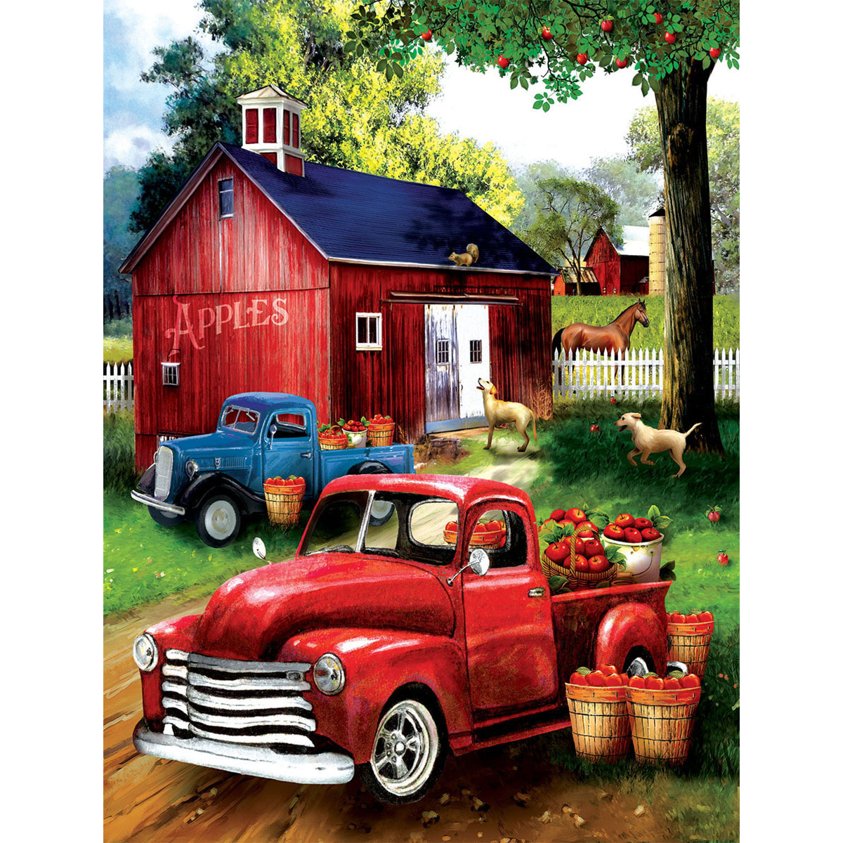 Rubbyoo Apples for Sale - Wooden Jigsaw Puzzle