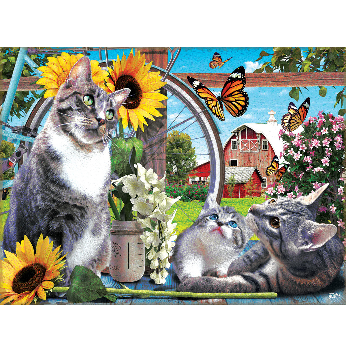 Rubbyoo Out of Reach - Wooden Jigsaw Puzzle