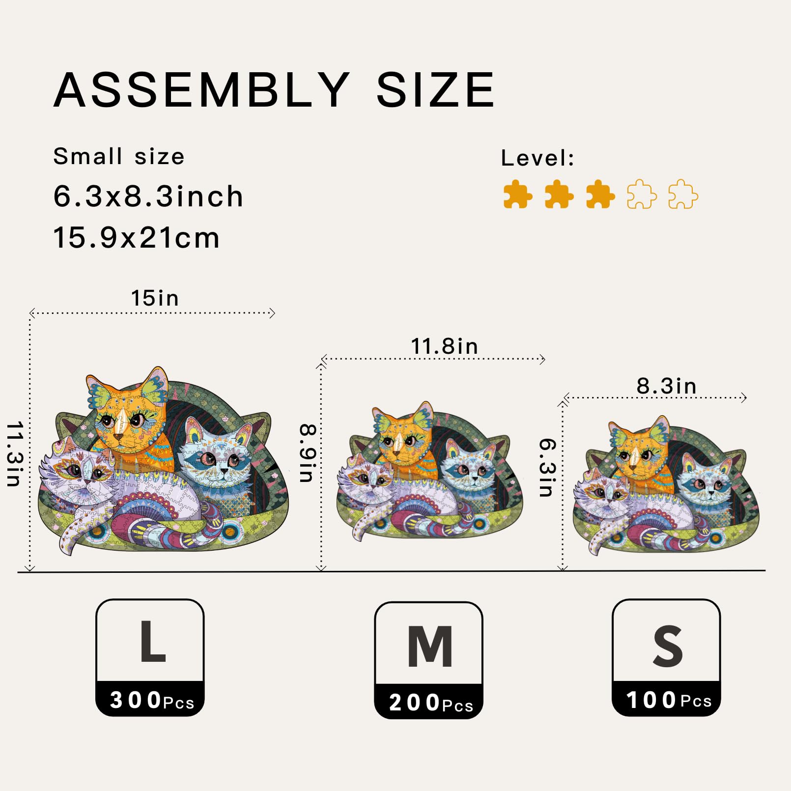 Cat nest - Wooden Jigsaw Puzzle