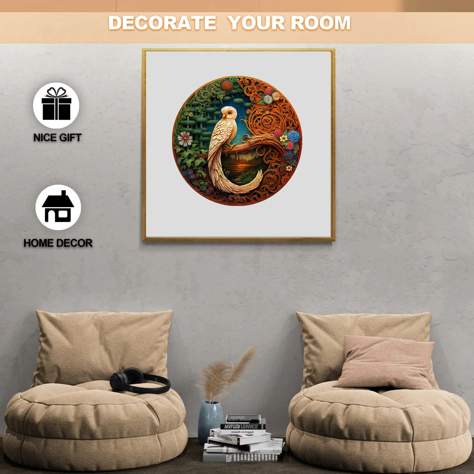 Star Moon Owl - Wooden Jigsaw Puzzles