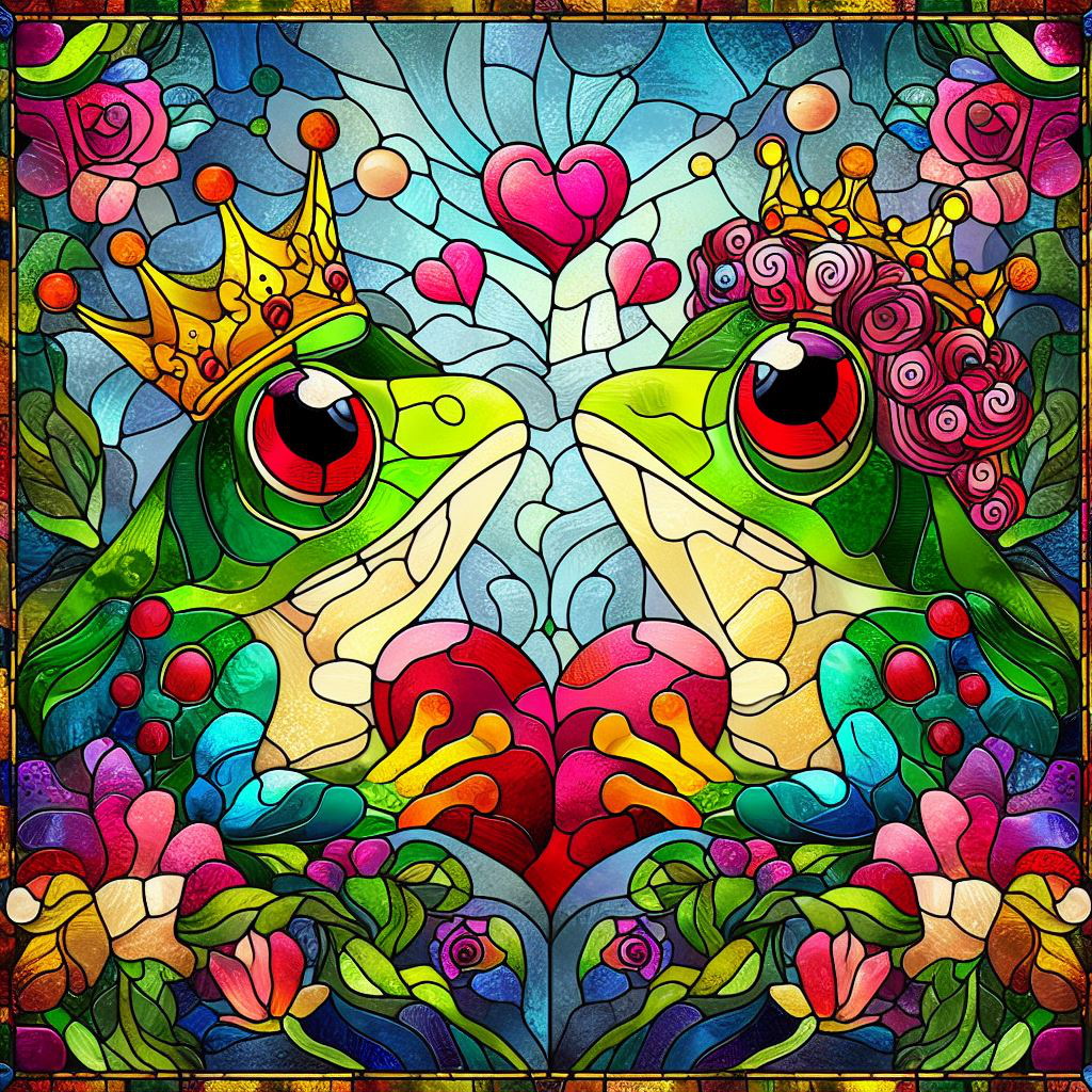 Frog Love - Wooden Jigsaw Puzzle