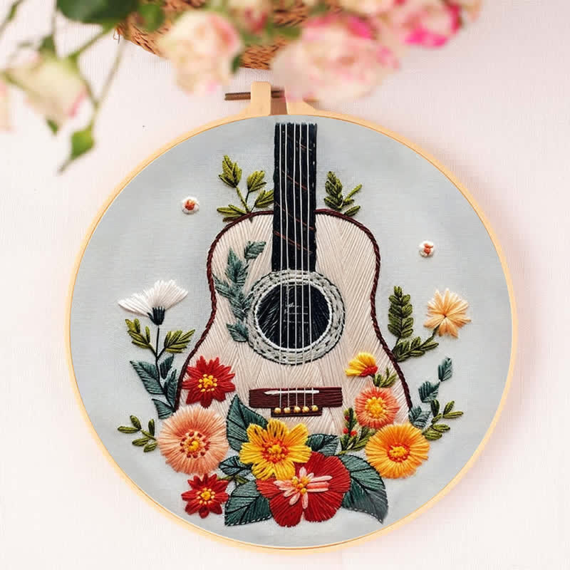 Rubbyoo Embroidery Kit - Guitar - image 7