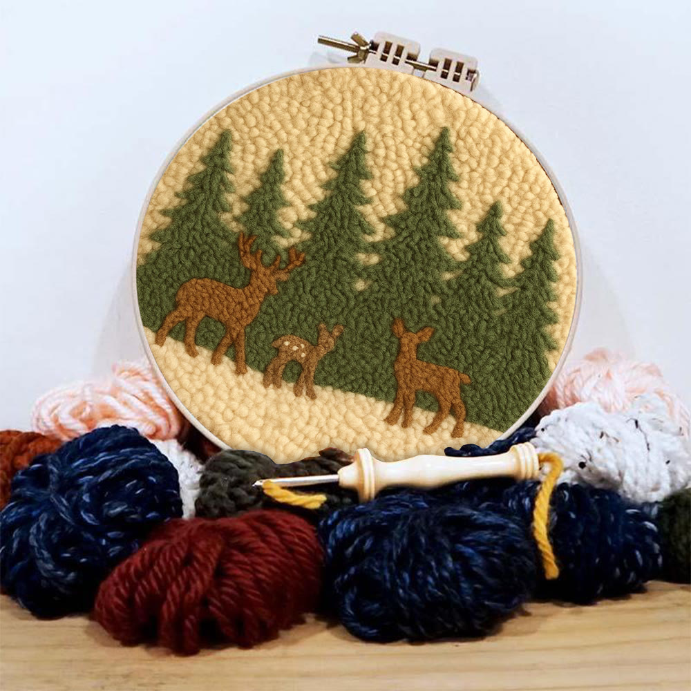Mystic Forest Punch Needle Kit - Unique Handmade Craft | Perfect For Living Room Decor - image 9