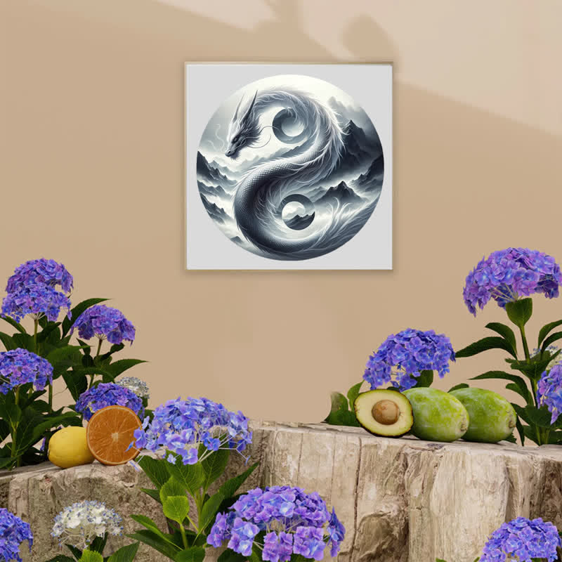 Rubbyoo Wind and Mountain Serpent Yin and Yang -2 Wooden Jigsaw Puzzle