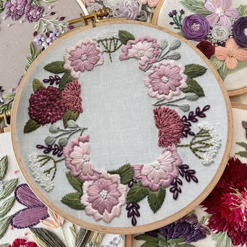 Rubbyoo Embroidery Photo Frame Kit - Blooming Moment | Diy Floral Craft | Perfect Gifts For Wedding  - image 7