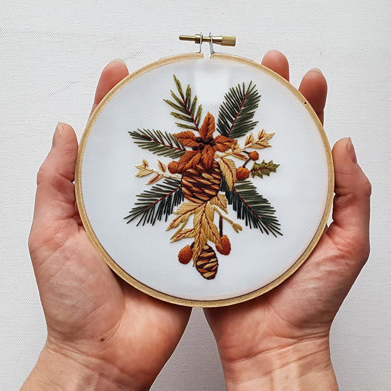 Rubbyoo Embroidery Kit-  Winter Bouquet - image 5