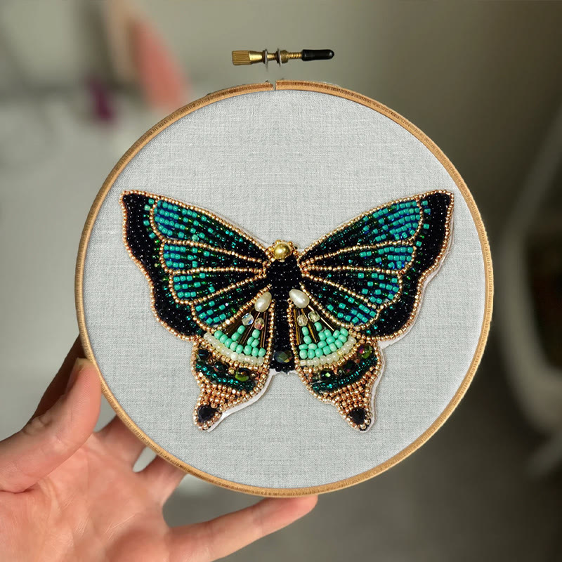 Rubbyoo Bead Embroidery Kit - Exquisite Butterfly | Diy Animal Craft | Unique Gift For Her - image 4