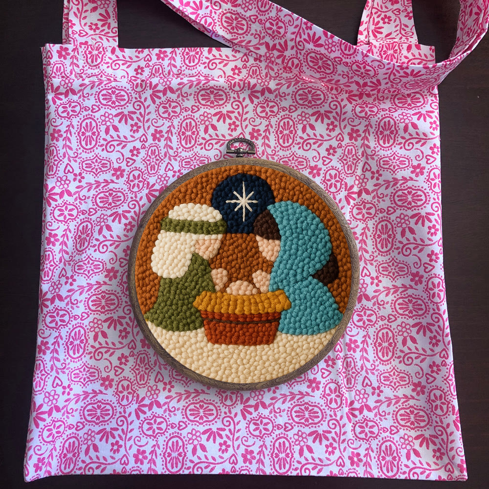 Nativity Scene Themed Punch Needle Kit – Easy DIY Choice | Fun Handmade Craft - image 13