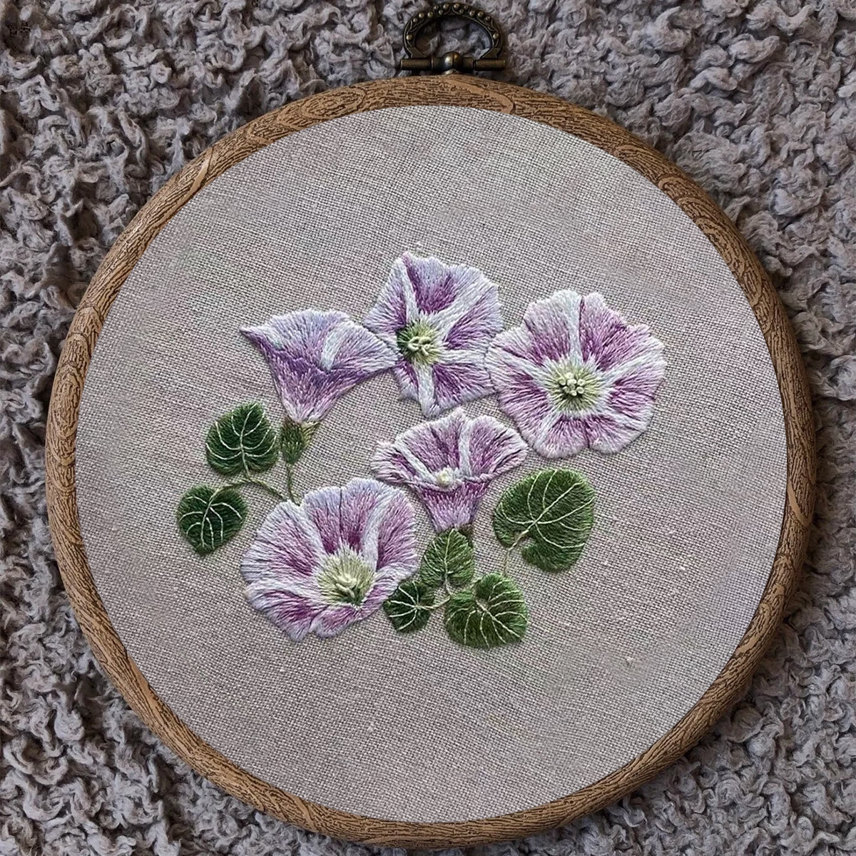 Rubbyoo Embroidery Kit- Mini Purple Hortensia - image 10
