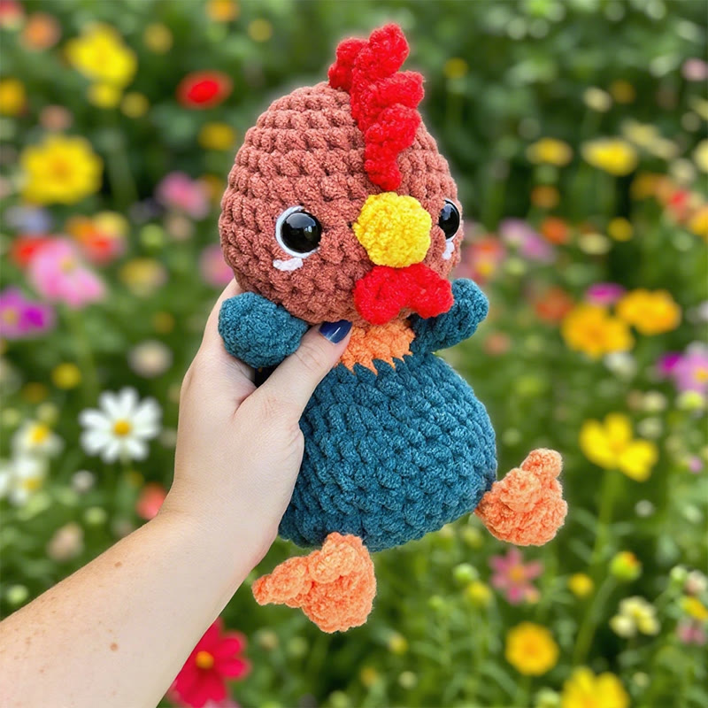 Diy Handmade Ducky And Chick Crochet Kit - Cute Animal Needlework  | Unique Baby Gift - Chick C - image 4