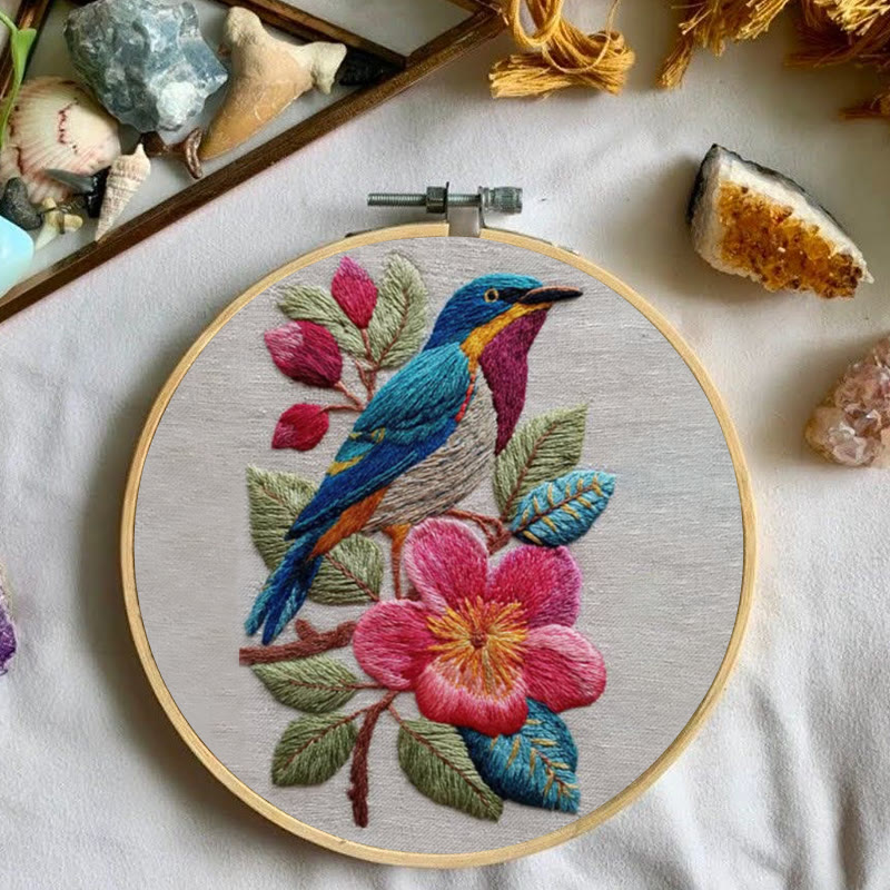Rubbyoo Embroidery Kit - Stunning Bird | Handmade Needle Craft | Gift For Bird Lovers  - image 3