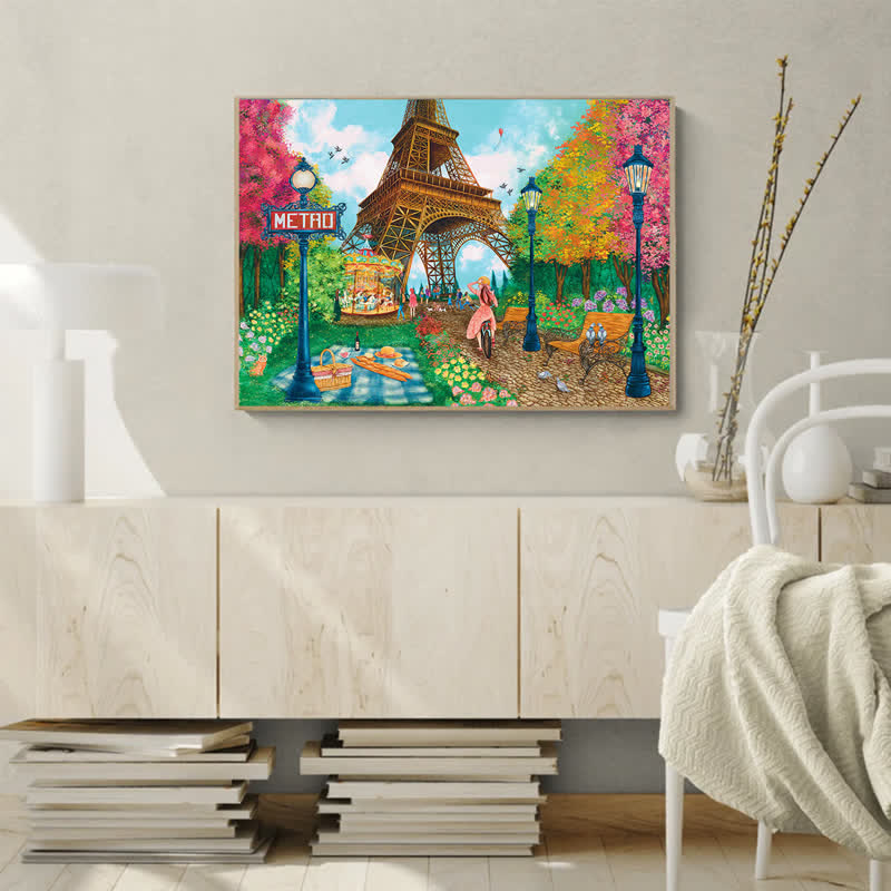 Rubbyoo Paris, Je T'aime - Wooden Jigsaw Puzzle