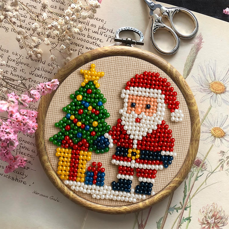 Rubbyoo Bead Embroidery Kit - Marry Christmas | Holiday Diy Artwork | Nice For Home Decor - image 10