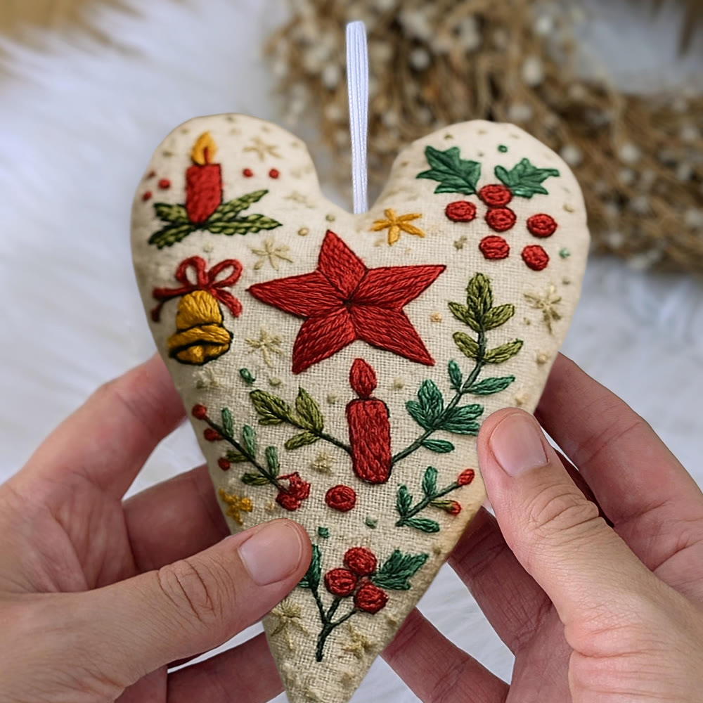 Rubbyoo Heart Embroidery Kit - Christian Candle | Christmas Decoration | Nice Festival Gift - image 10