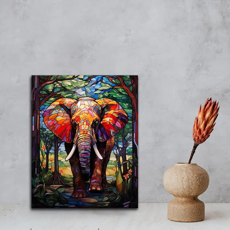 African Elephant 2- Wooden Jigsaw Puzzle
