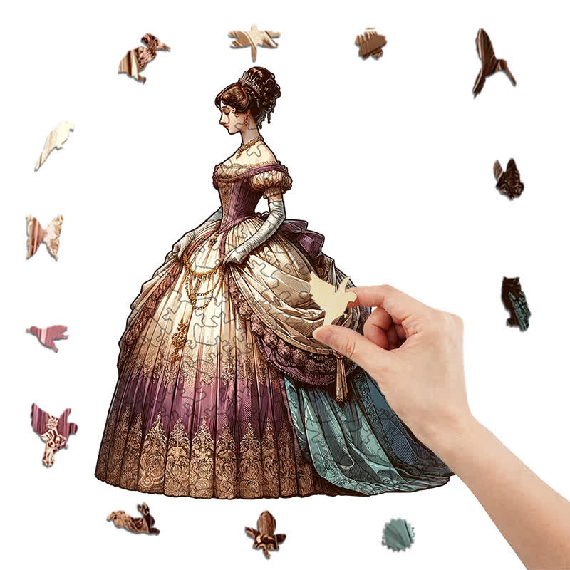 Rubbyoo Victorian Women - Wooden Jigsaw Puzzle