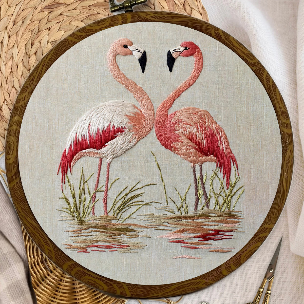 Rubbyoo Embroidery Kit- Fabulous Flamingo2 - image 9